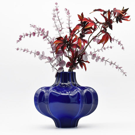 Vase en céramique - Bleu cobalt