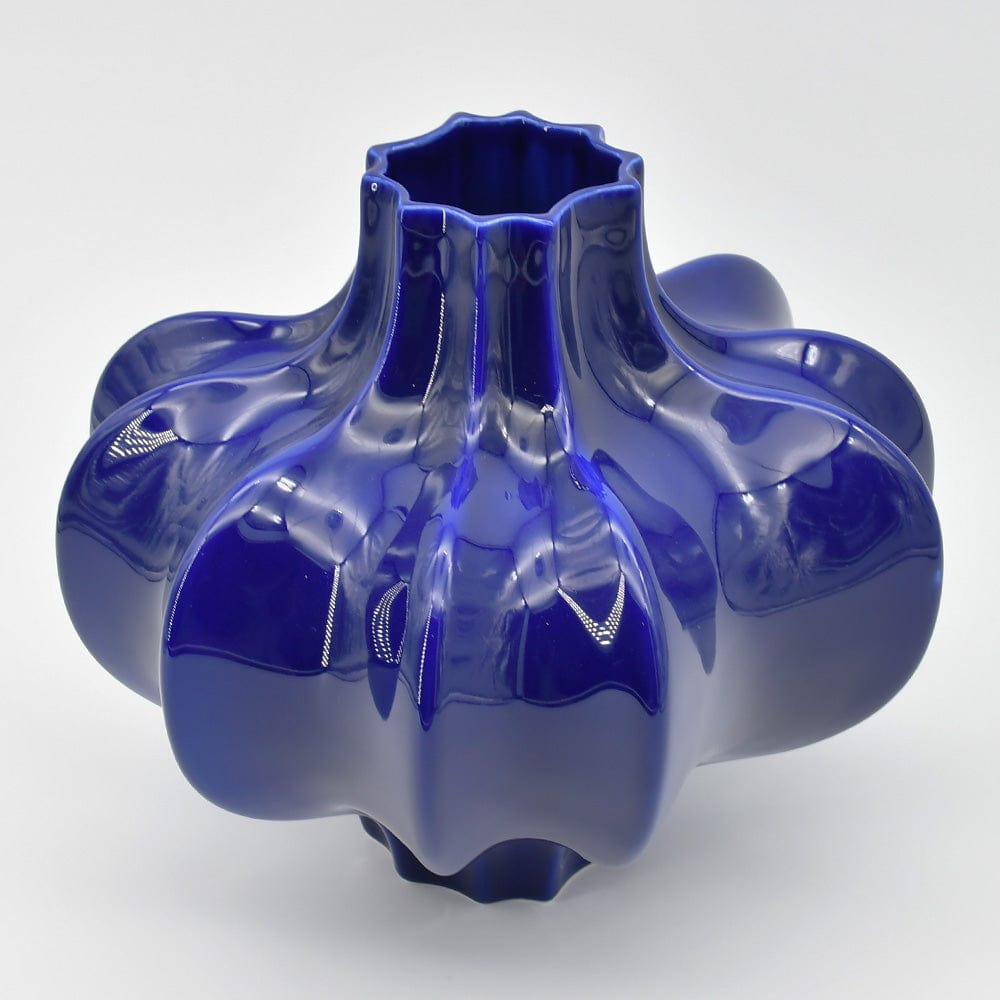 Vase en céramique - Bleu cobalt