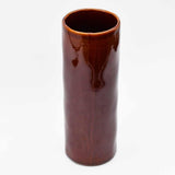 Vase rond en grès Acajou I Objet de décoration du Portugal Vase rond en grès "Acajou"